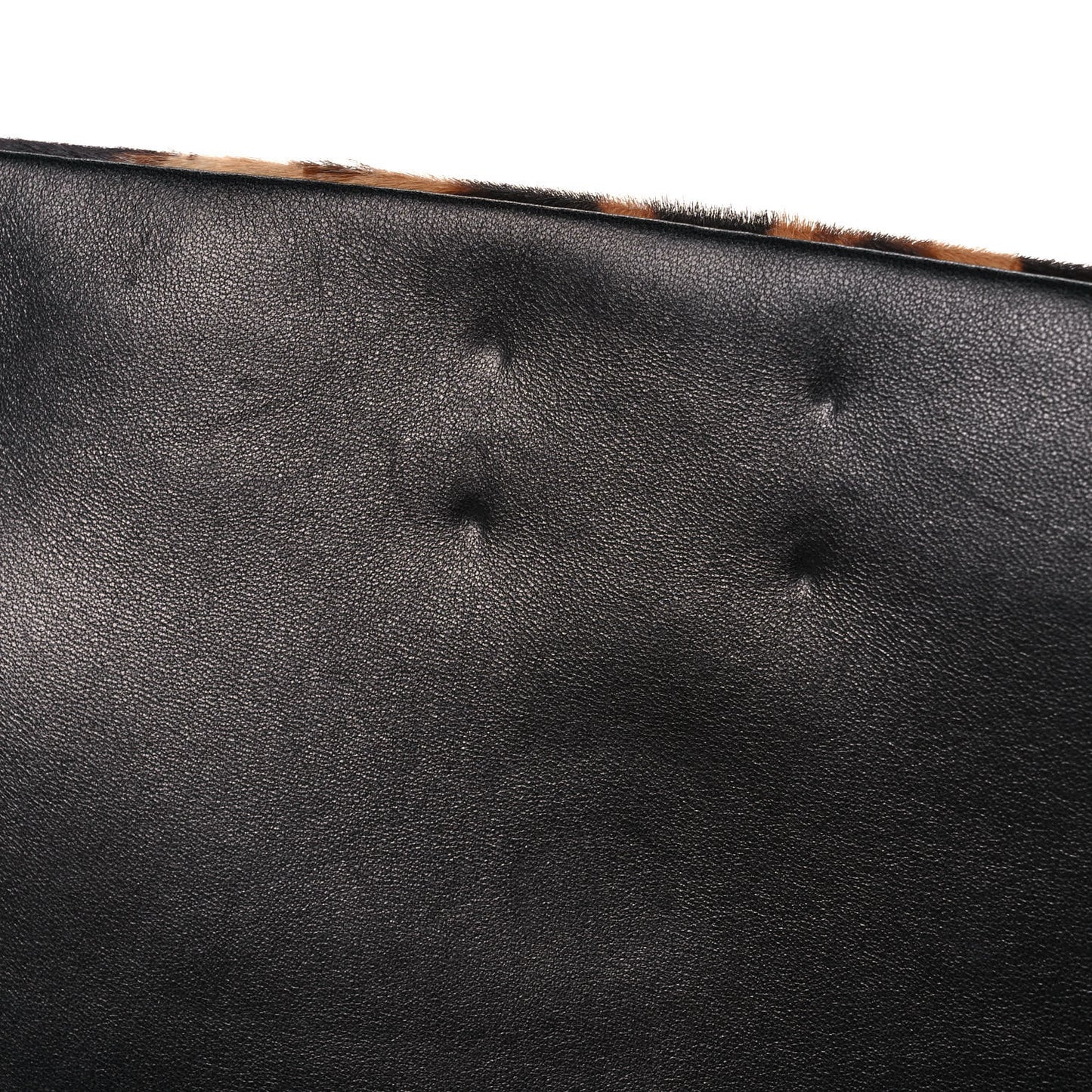 Calf Hair Leopard Print Large Miss Sicily Satchel Naturale