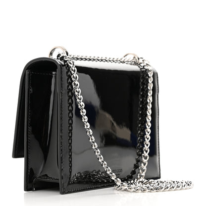 Jimmy Choo Patent Crystal Embellished Bing Bohemia Crossbody Bag Black 3 of 15