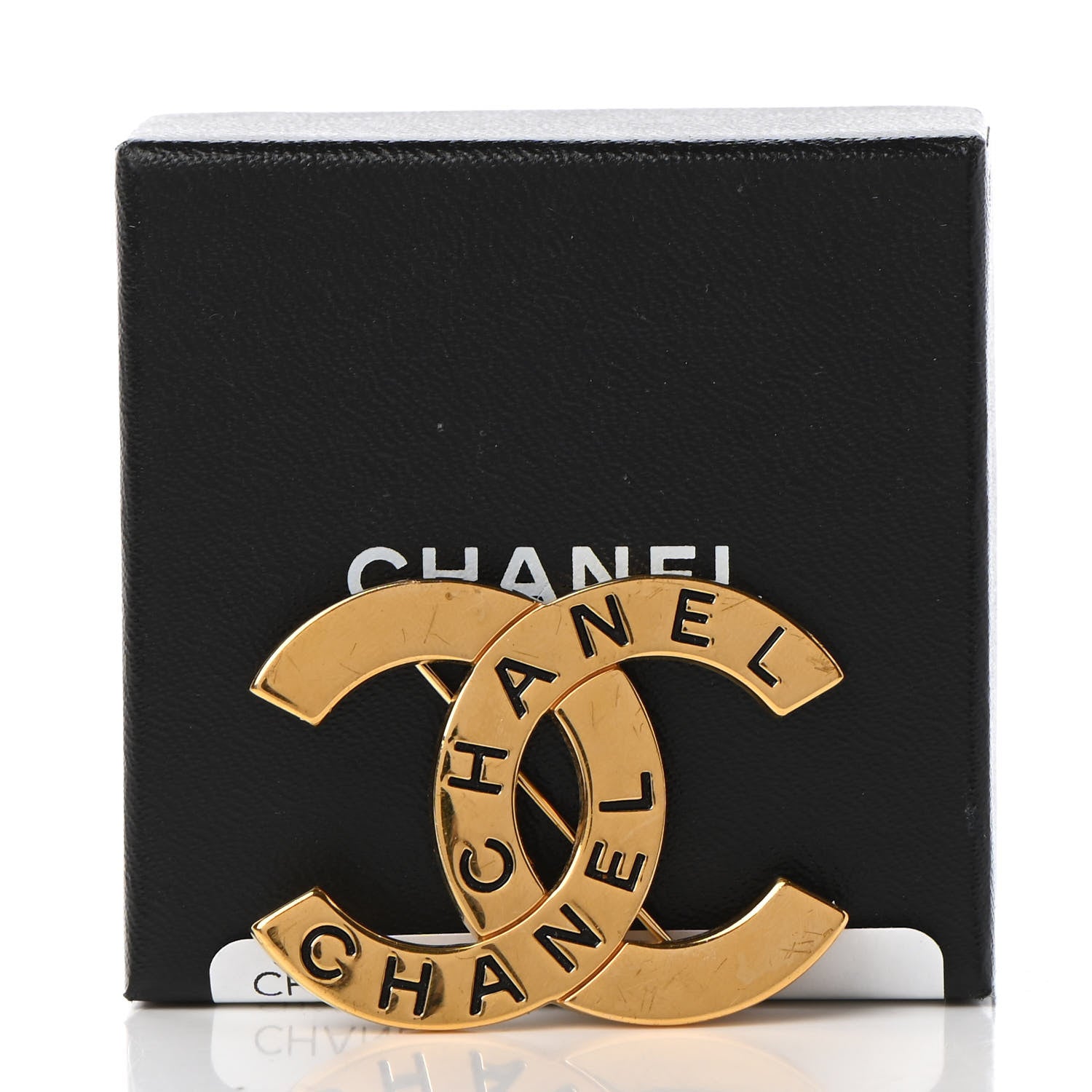 Chanel CC Brooch Gold 5 of 5
