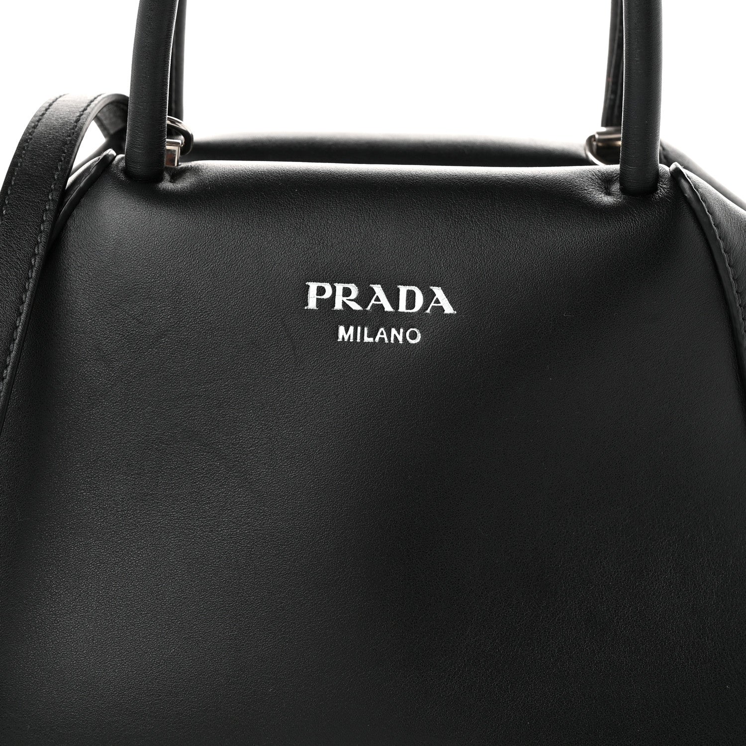 Prada Softy Calfskin Small Supernova Handbag Black 8 of 10