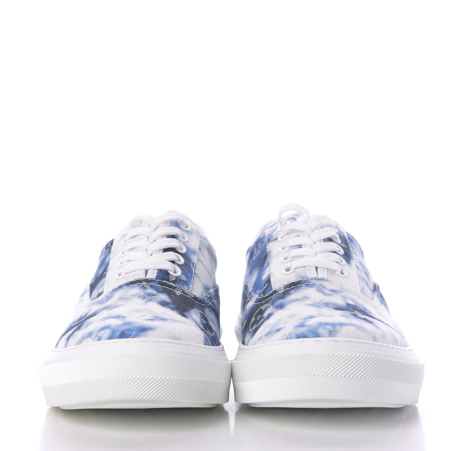Denim Monogram Trocadero Tie Dye Sneakers 8.5 Marine