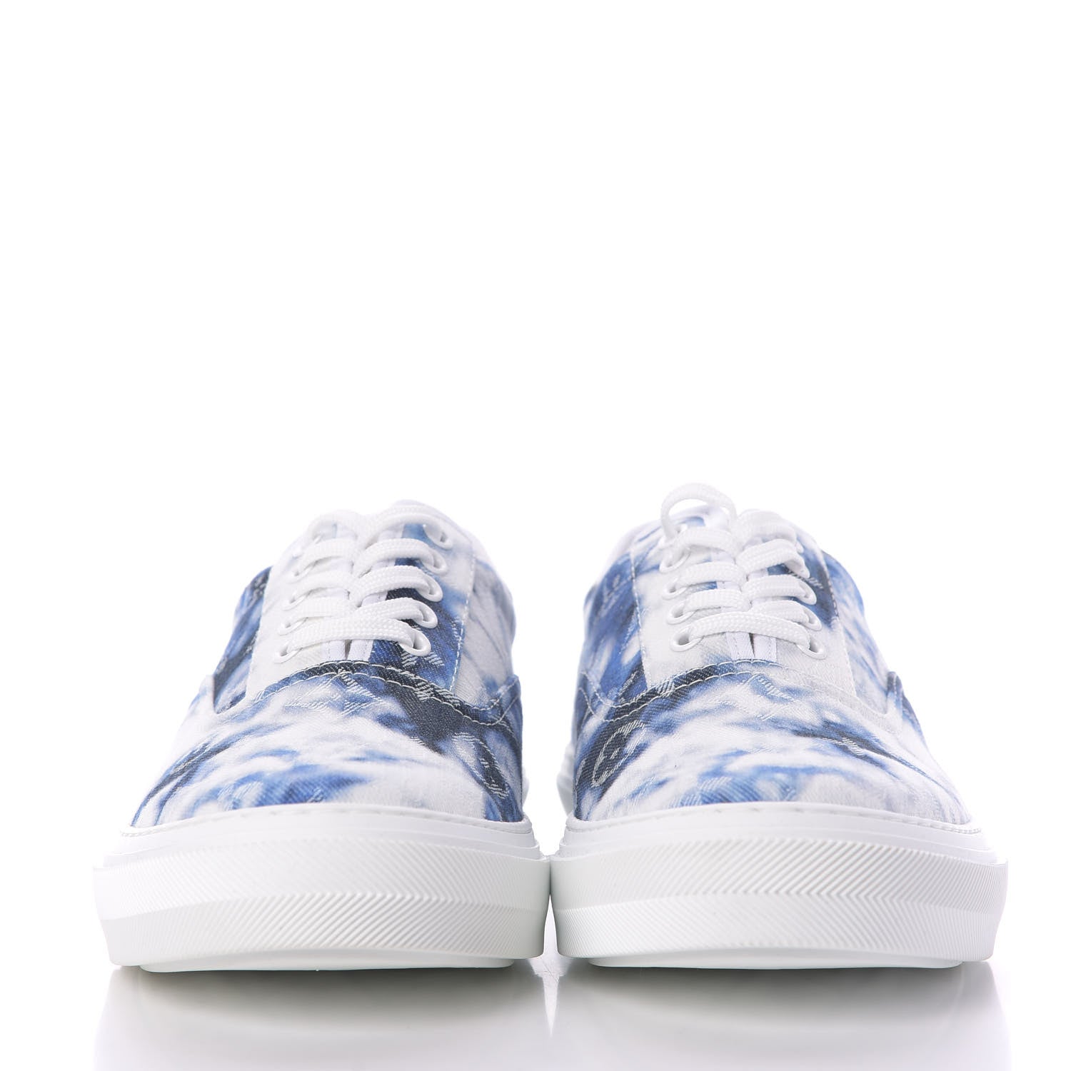 Louis Vuitton Denim Monogram Trocadero Tie Dye Sneakers 8.5 Marine 3 of 10
