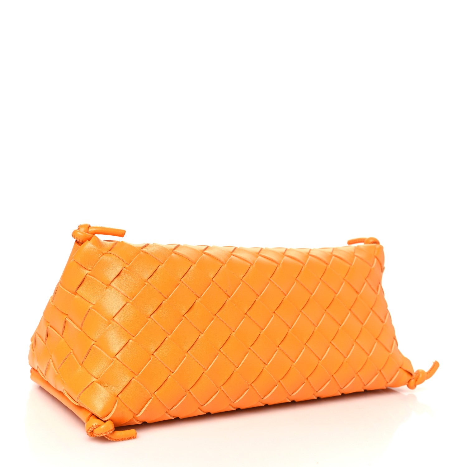 Bottega Veneta Nappa Intrecciato Pouch On Strap Tangerine 4 of 9