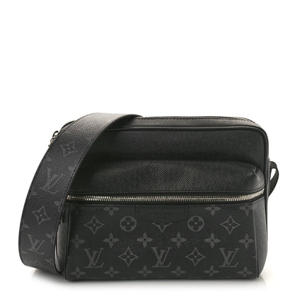 Louis Vuitton Taiga Monogram Eclipse Outdoor Messenger Black 1 of 9