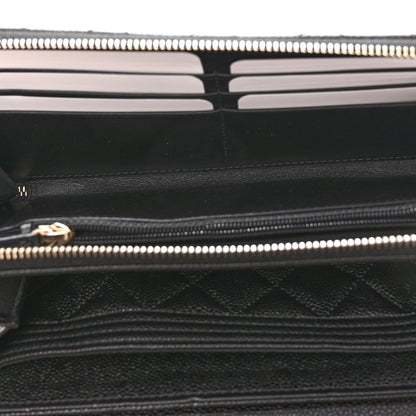 Chanel Caviar Quilted Boy Wallet On Chain WOC Black 5 of 13