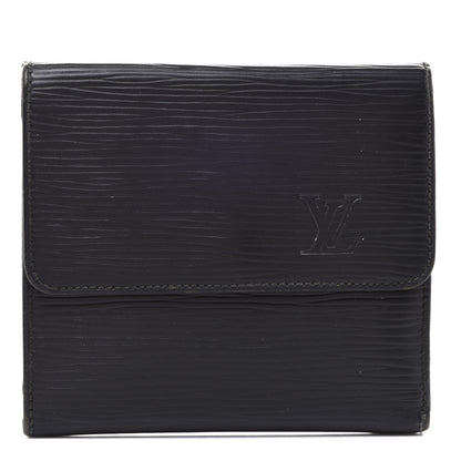 Louis Vuitton Epi Elise Wallet Black 1 of 12