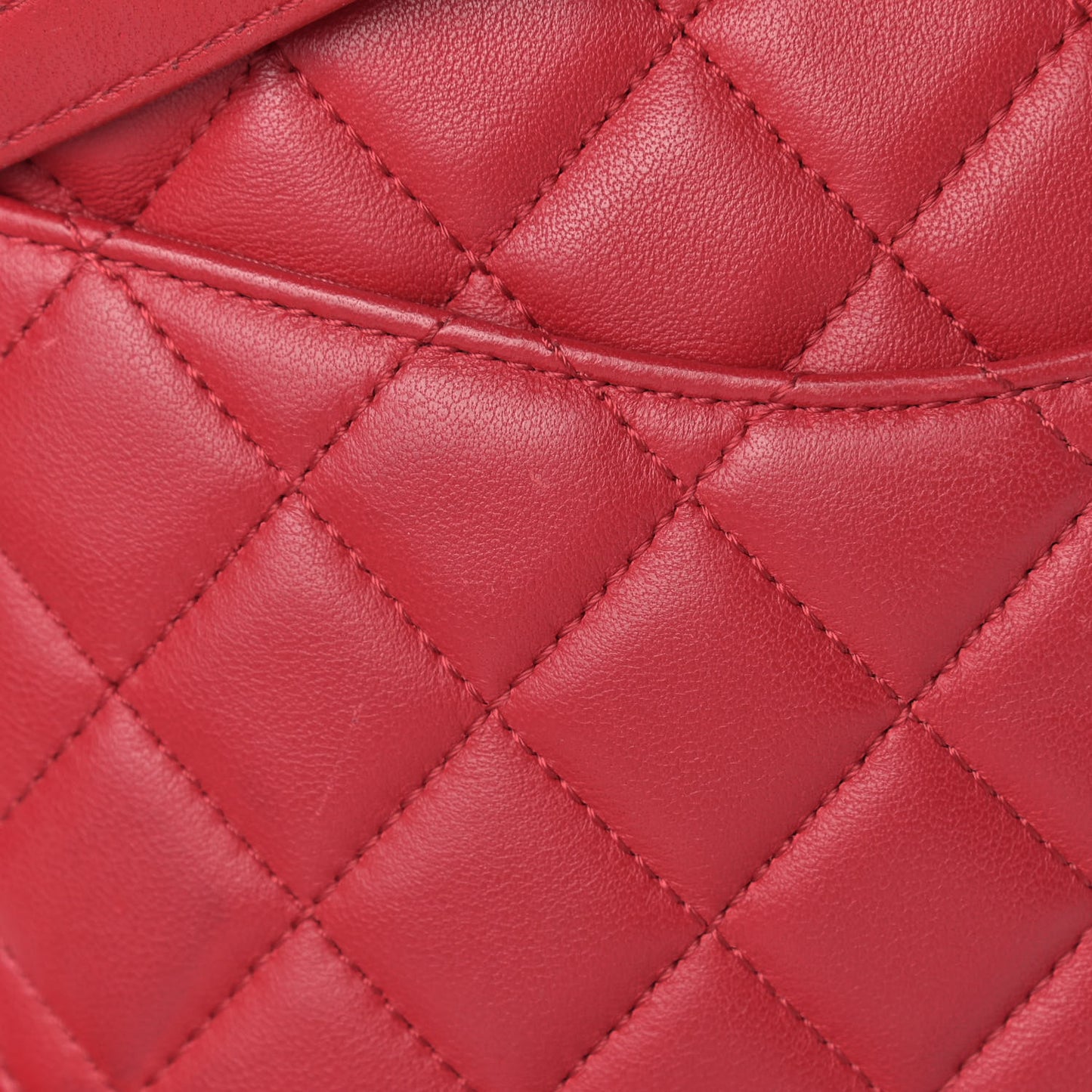 Lambskin Quilted Small Urban Spirit Backpack Red