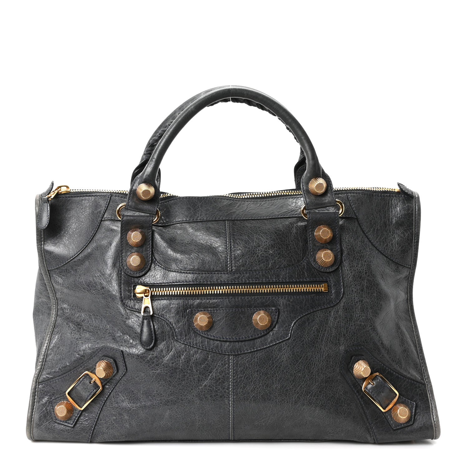Balenciaga Agneau Giant 21 Gold Hardware Work Bleu Glacier 1 of 11