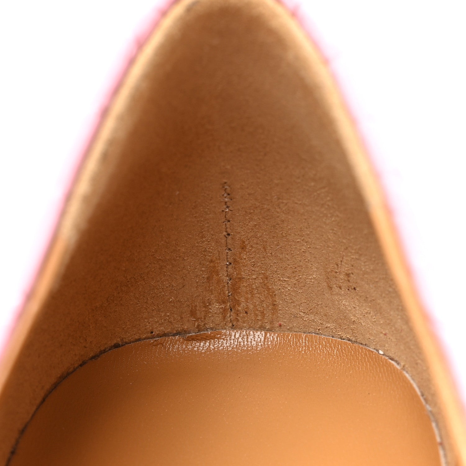 Gucci Croco Calf Lux Granada Kid Horsebit Platform Loafers 38 Butterfly Pink 13 of 14