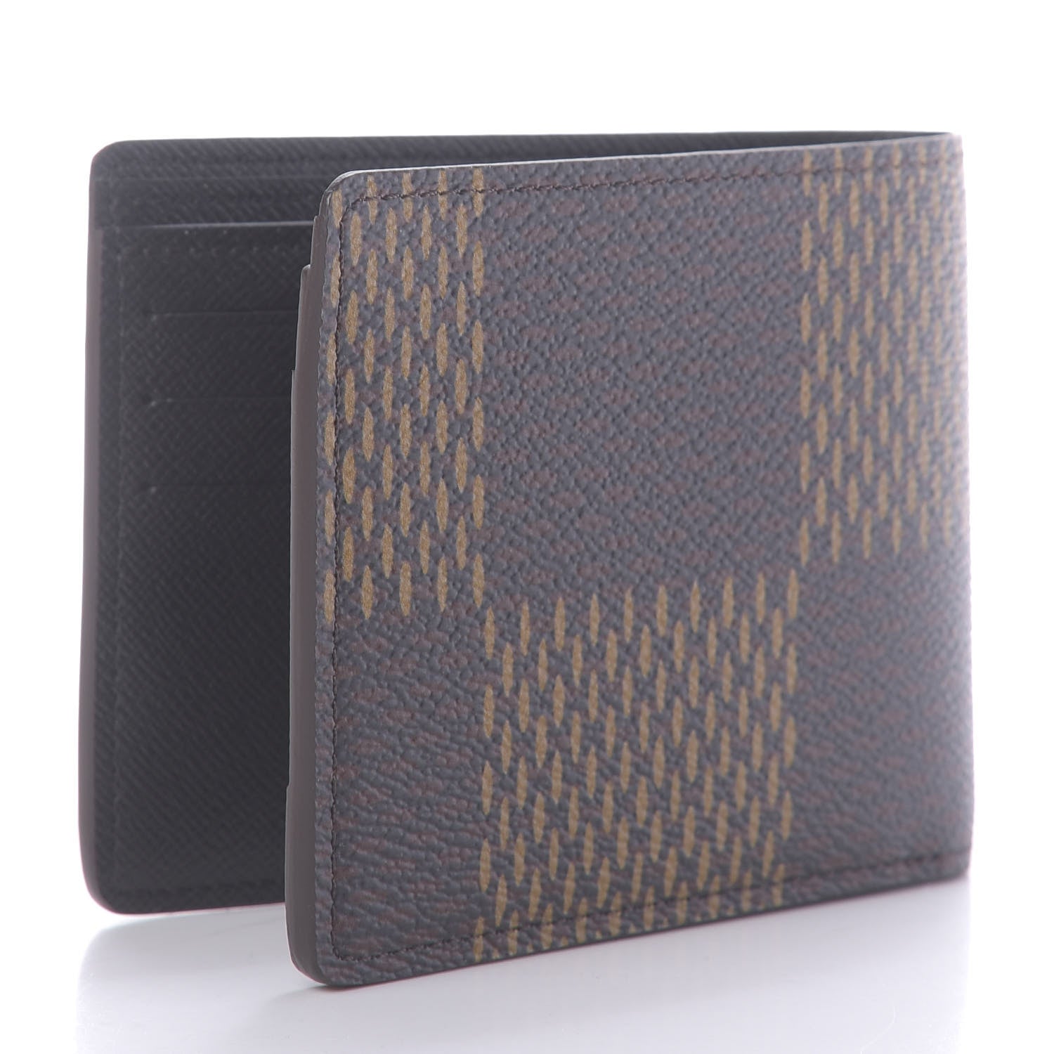 Louis Vuitton X NIGO Giant Damier Ebene Tortoise Multiple Wallet 3 of 6