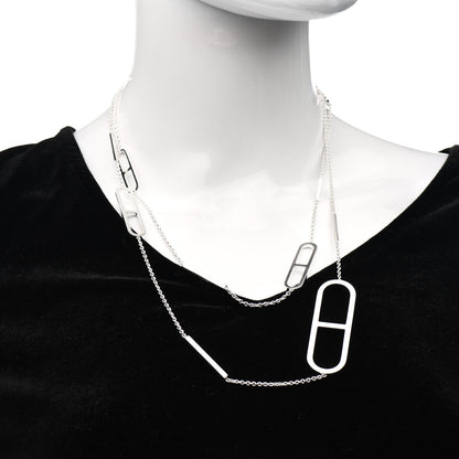 Hermes Sterling Silver Ever Chaine d'Ancre Long Necklace 120 2 of 5