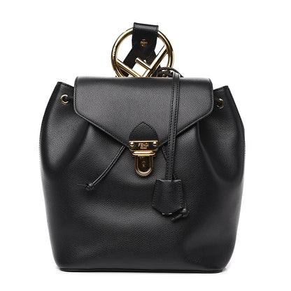 Fendi Vitello Cruise F is Fendi Drawstring Backpack Black 1 of 8