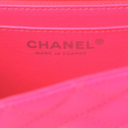 Chanel Goatskin Quilted 2.55 Reissue Mini Flap Fluorescent Pink 6 of 13