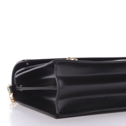 Gucci Smooth Calfskin Medium Ottilia Top Handle Bag Black 7 of 10