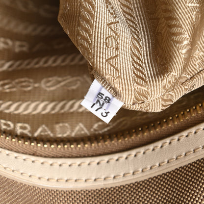 Prada Jacquard Logo Tote Talco 8 of 17