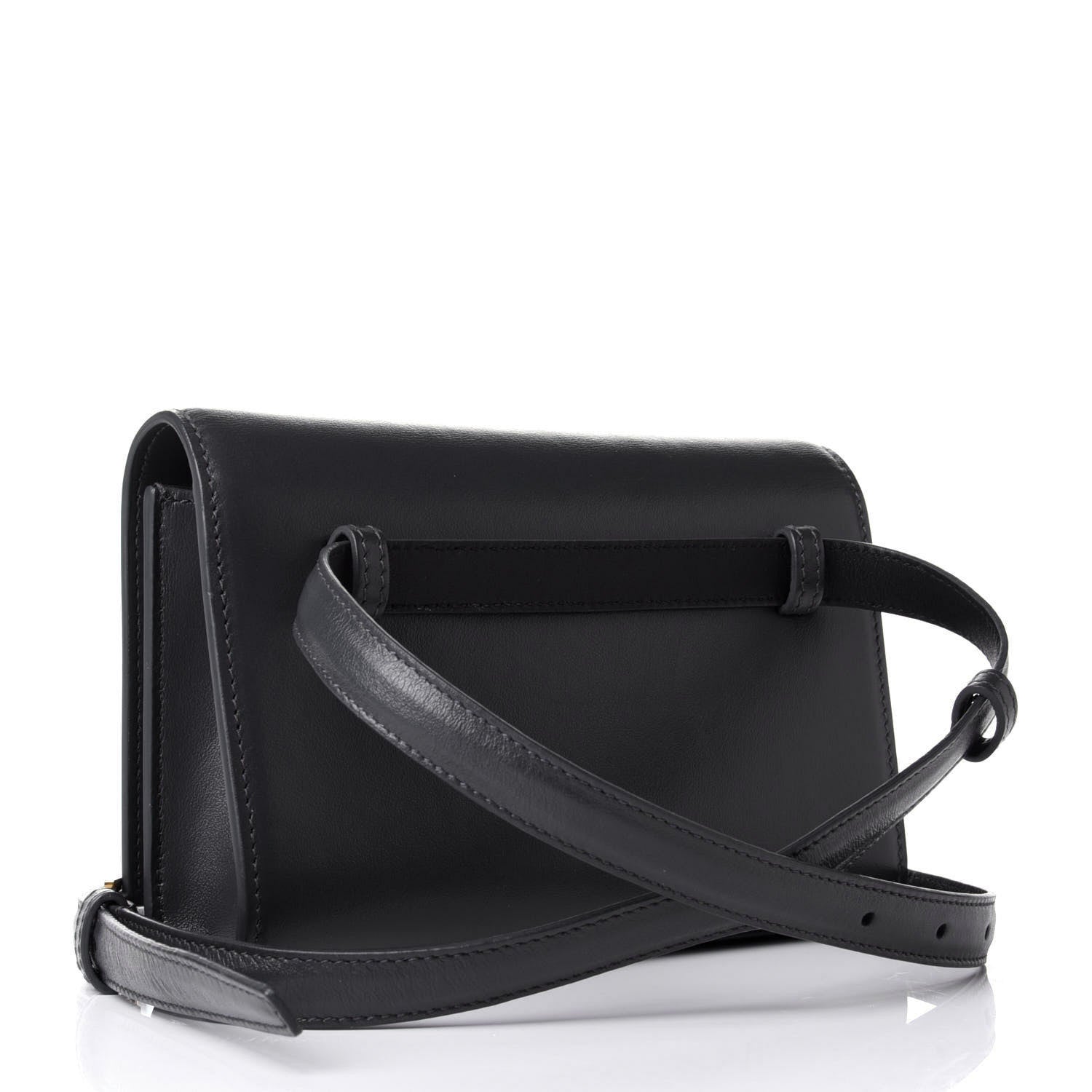 Saint Laurent Smooth Calfskin Monogram Kate Belt Bag Dark Smog 2 of 4