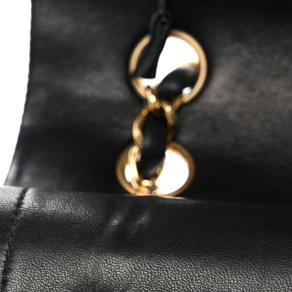 Chanel Lambskin Quilted Small Double Flap Black 13 of 15