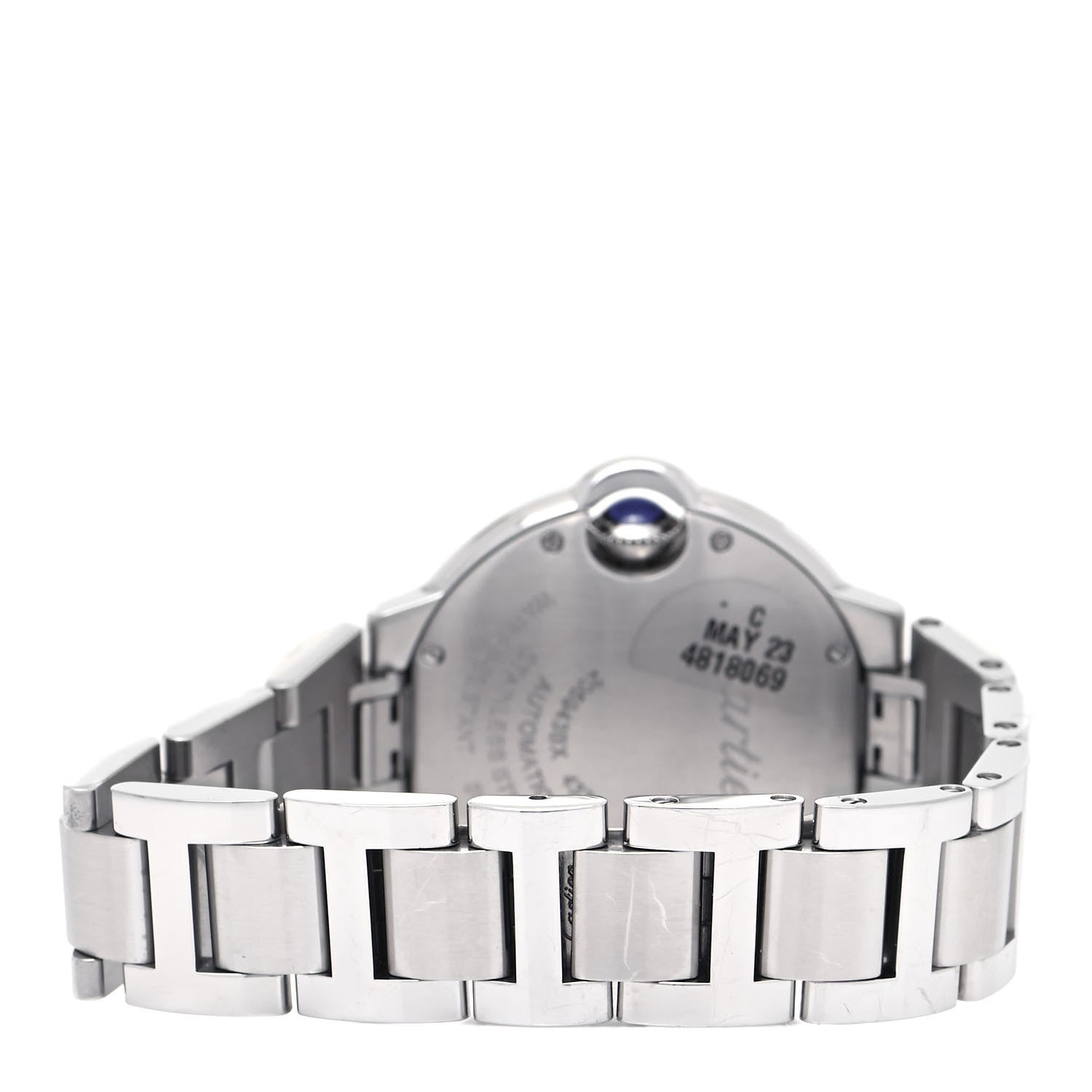 Cartier Stainless Steel 33mm Ballon Bleu De Cartier Automatic Watch Pink 3 of 5