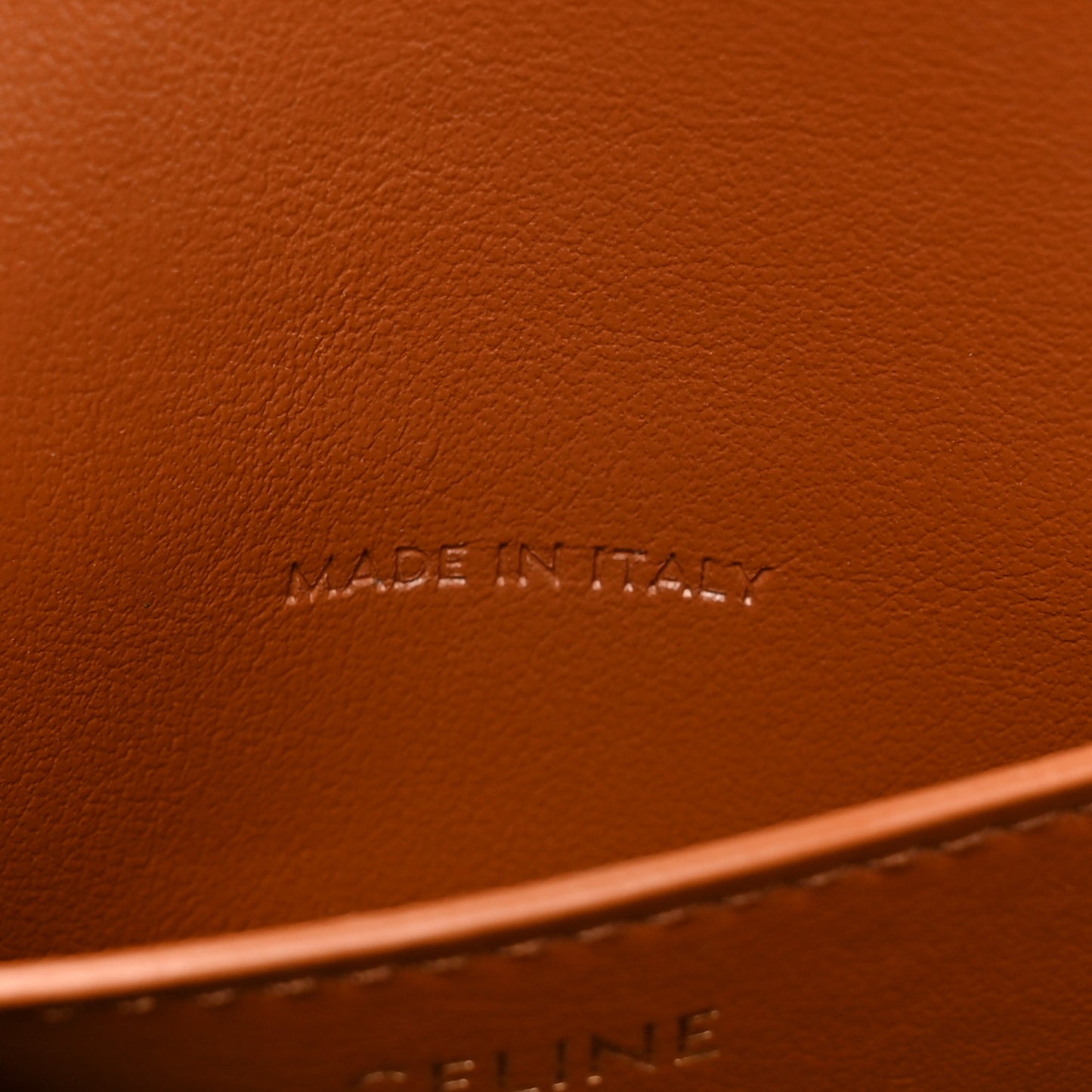 Smooth Calfskin Tabou Clutch On Strap Tan