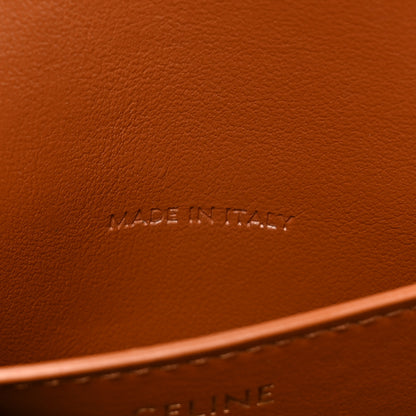 Celine Smooth Calfskin Tabou Clutch On Strap Tan 7 of 10