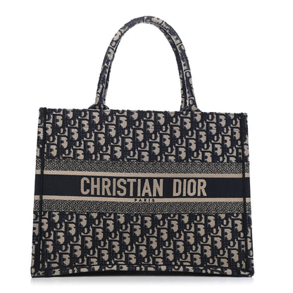 Christian Dior Oblique Medium Book Tote Blue Multicolor 1 of 10