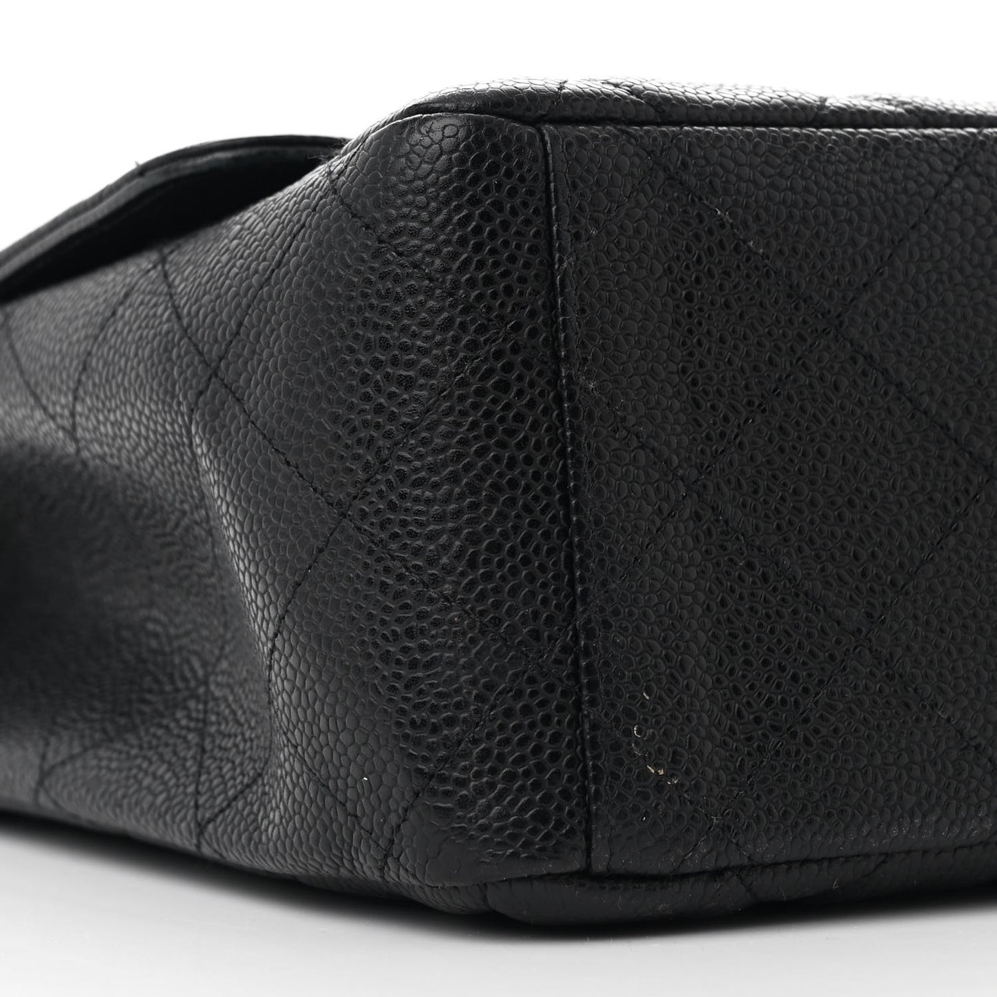 Caviar Quilted Maxi Single Flap Black