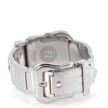 Fendi Stainless Steel 33mm Buckle Quartz Watch Black 4 of 7