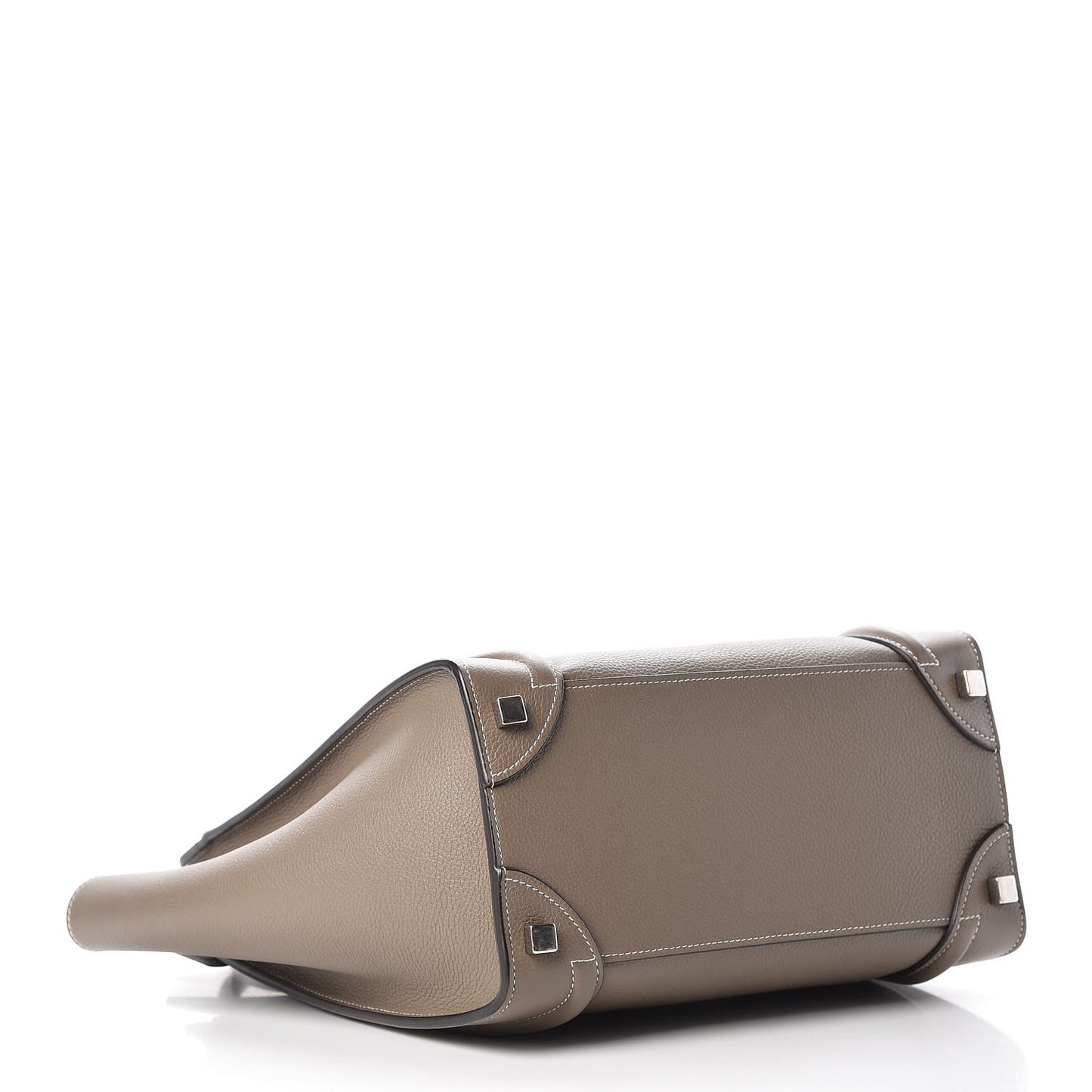 Drummed Calfskin Micro Luggage Souris