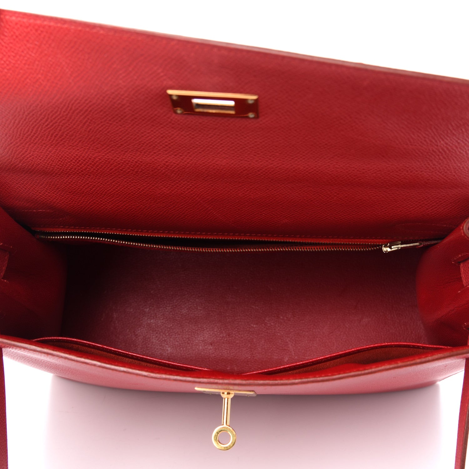 Hermes Courchevel Kelly Sellier 32 Rouge Vif 17 of 36