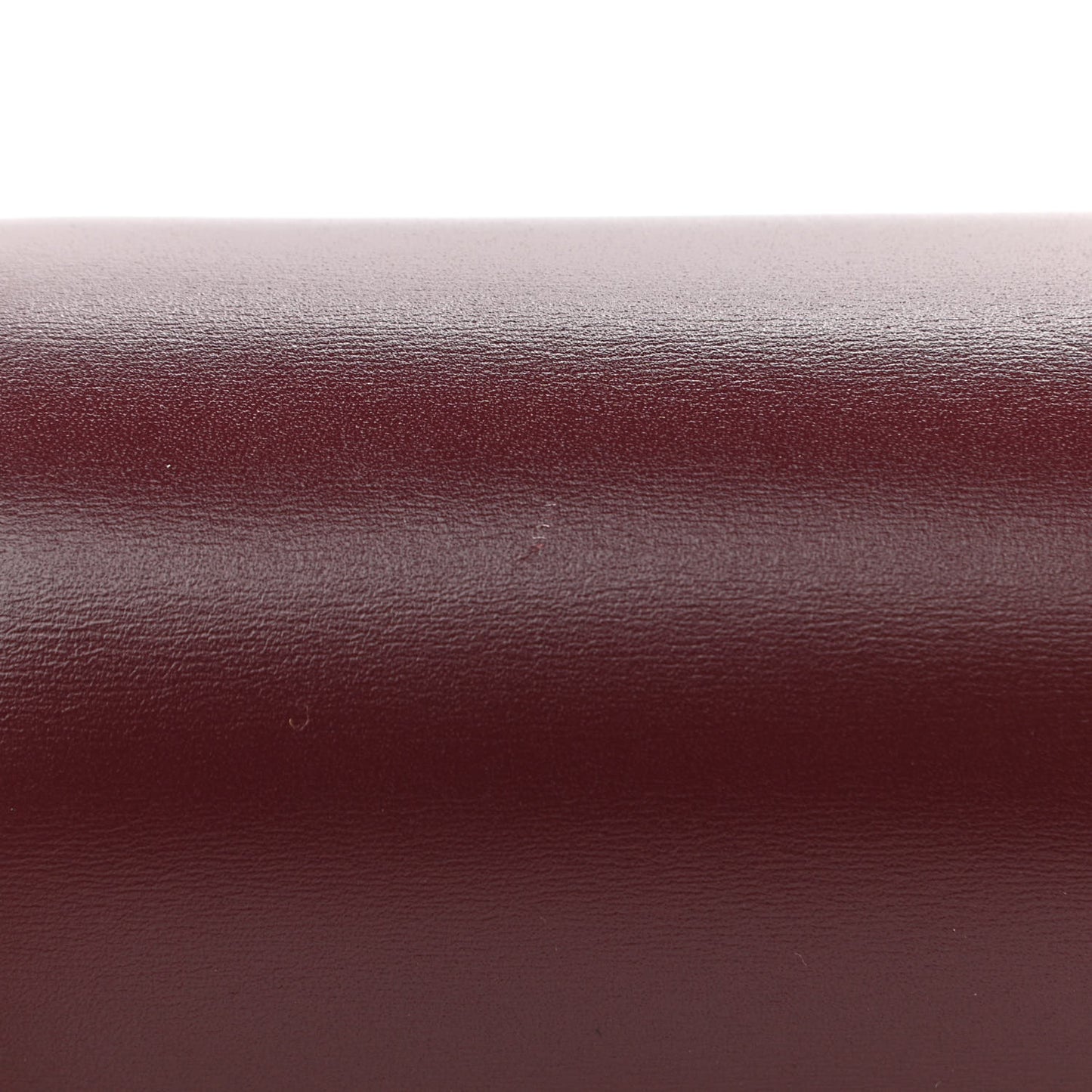 Box Calfskin Medium Classic Box Flap Bag Burgundy