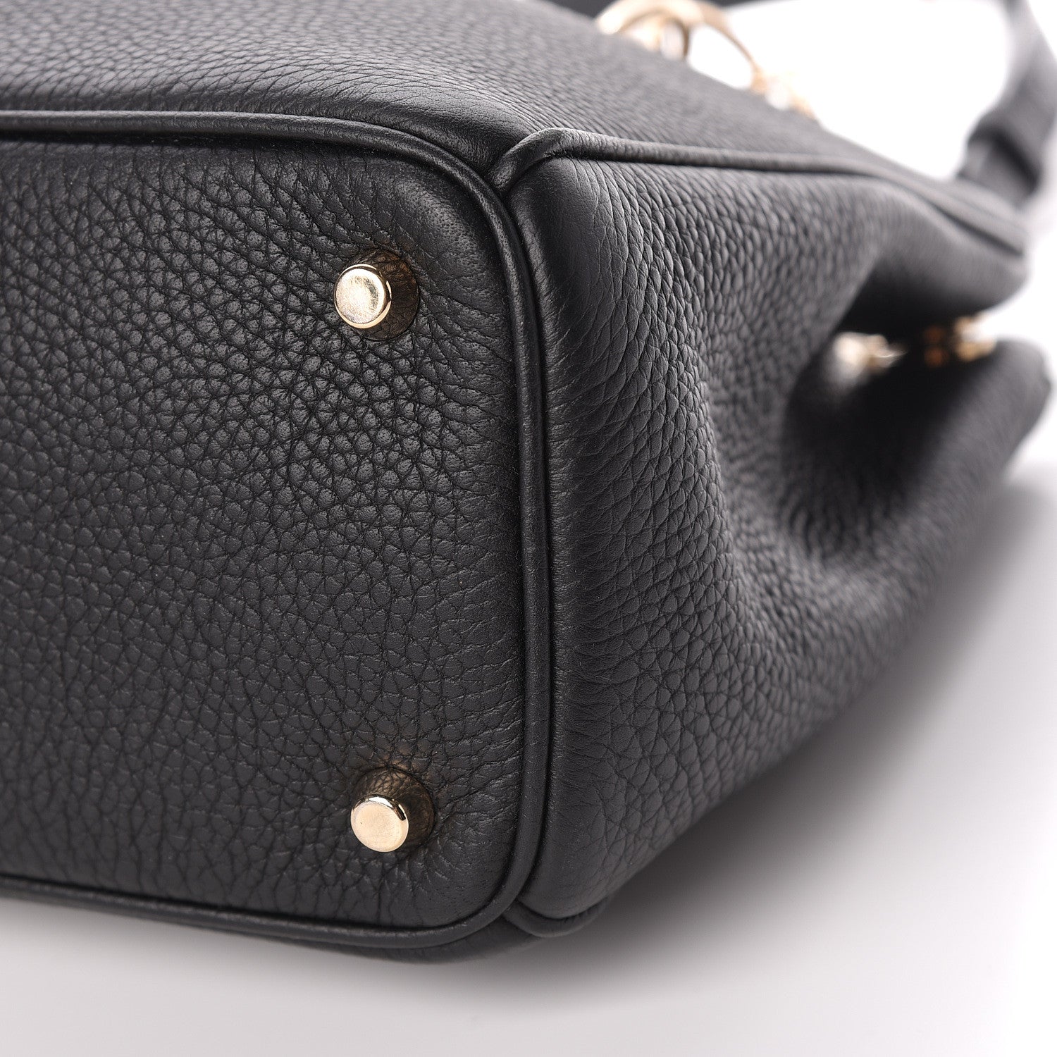 Christian Dior Bullcalf Medium Diorissimo Tote Black Rose Indien 7 of 14