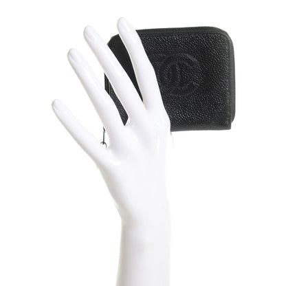 Chanel Caviar CC Coin Purse Black 2 of 8