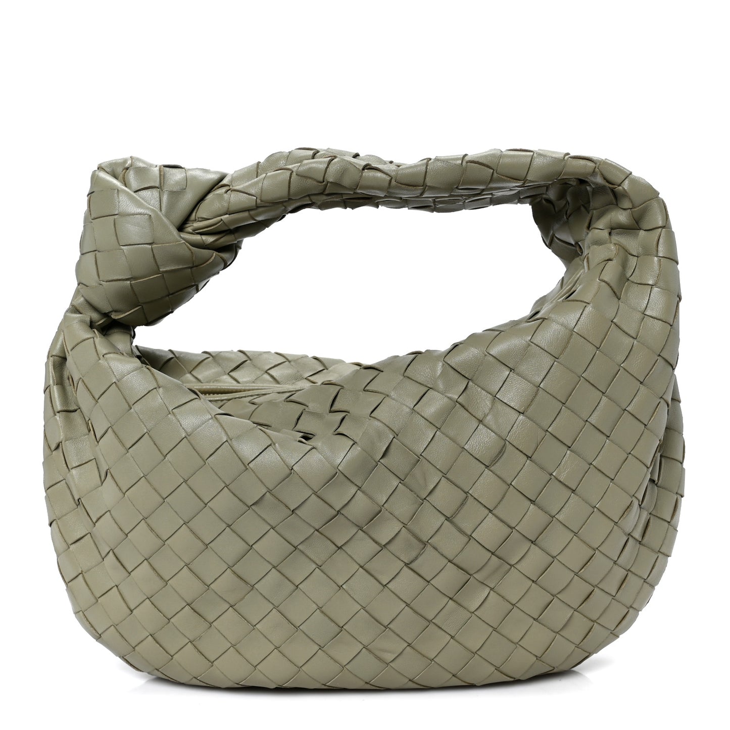 Nappa Intrecciato Teen Jodie Hobo Travertine