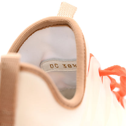 Christian Dior Neoprene Rubber Womens D-Connect Sneakers 38.5 White Beige 6 of 12