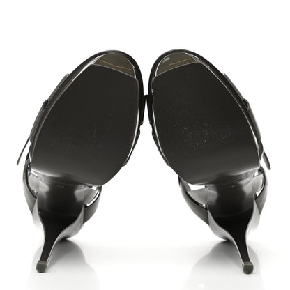 Saint Laurent Patent Tribute 105 Platform Sandals 40 Fog 5 of 7
