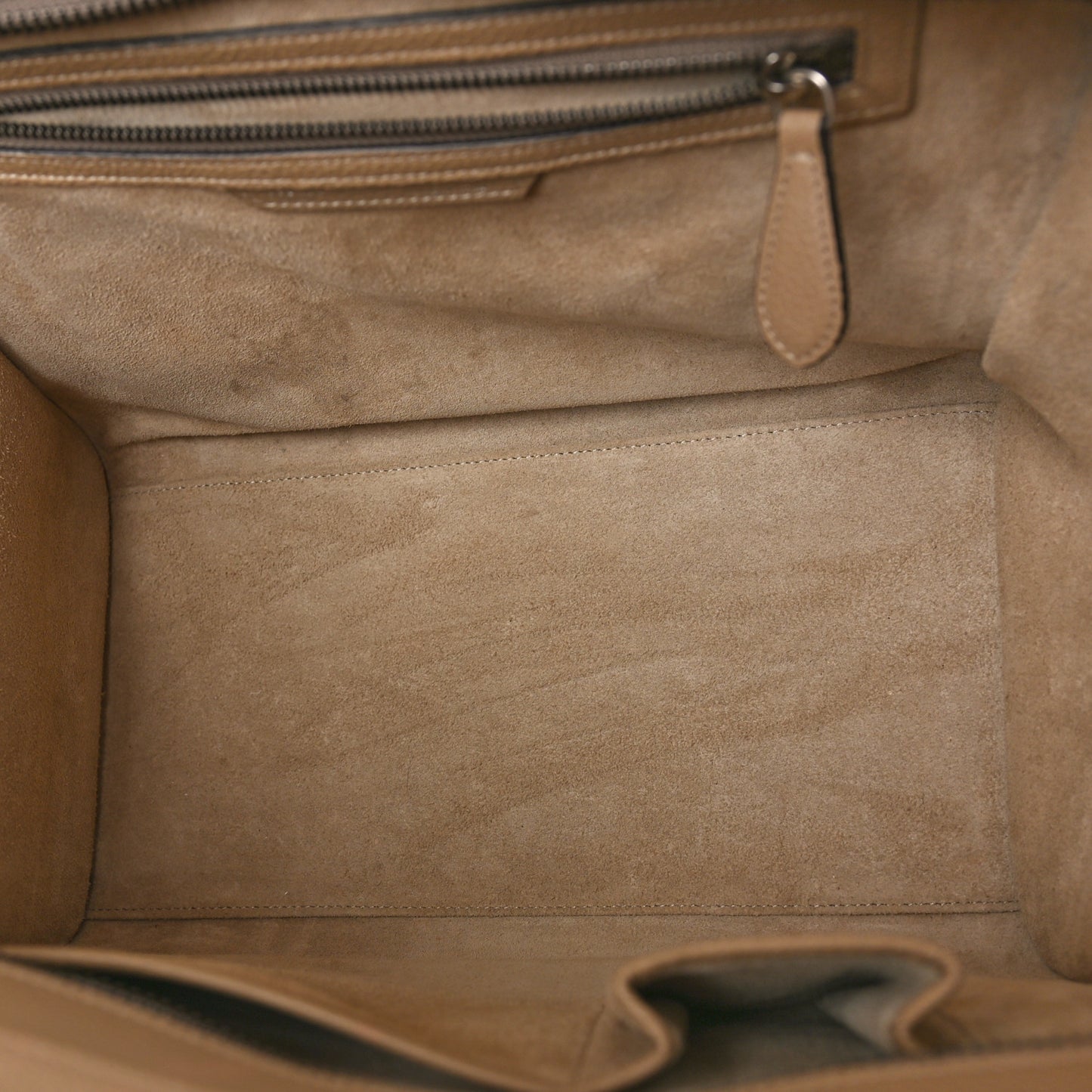 Drummed Calfskin Mini Luggage Dune
