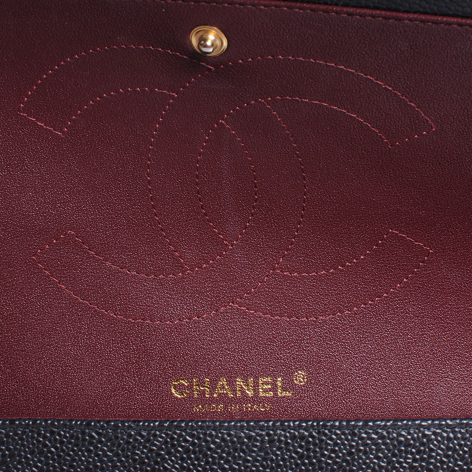 Chanel Caviar Quilted Jumbo Double Flap Black 6 of 8