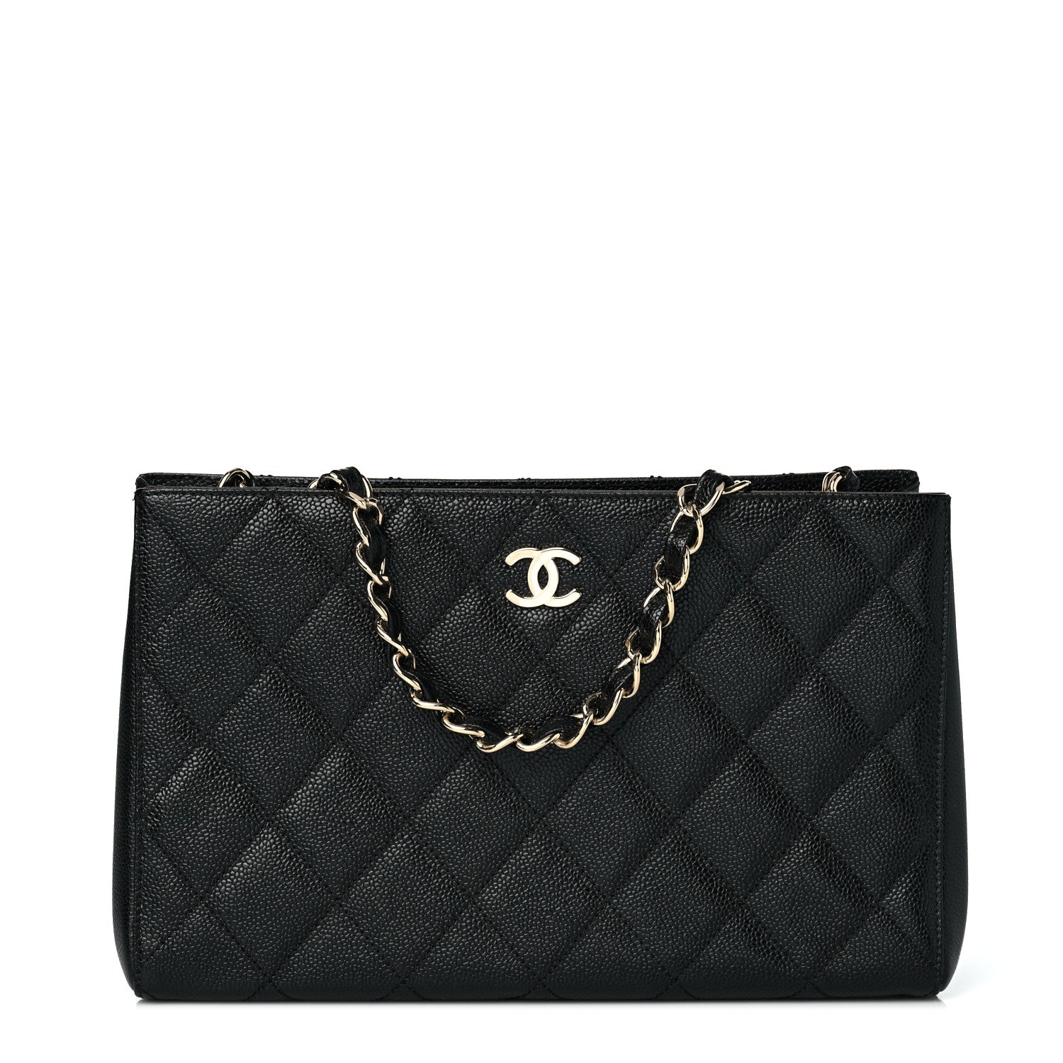 Chanel Caviar Quilted Small Tote Black 1 of 8