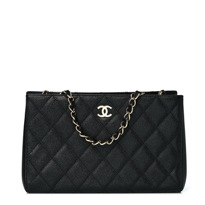 Chanel Caviar Quilted Small Tote Black 1 of 8