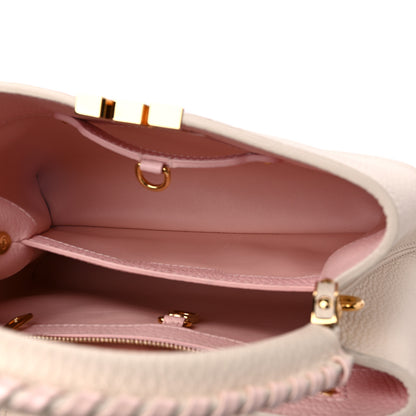 Louis Vuitton Taurillon Capucines BB Cream Beige Pearly Pink 5 of 8