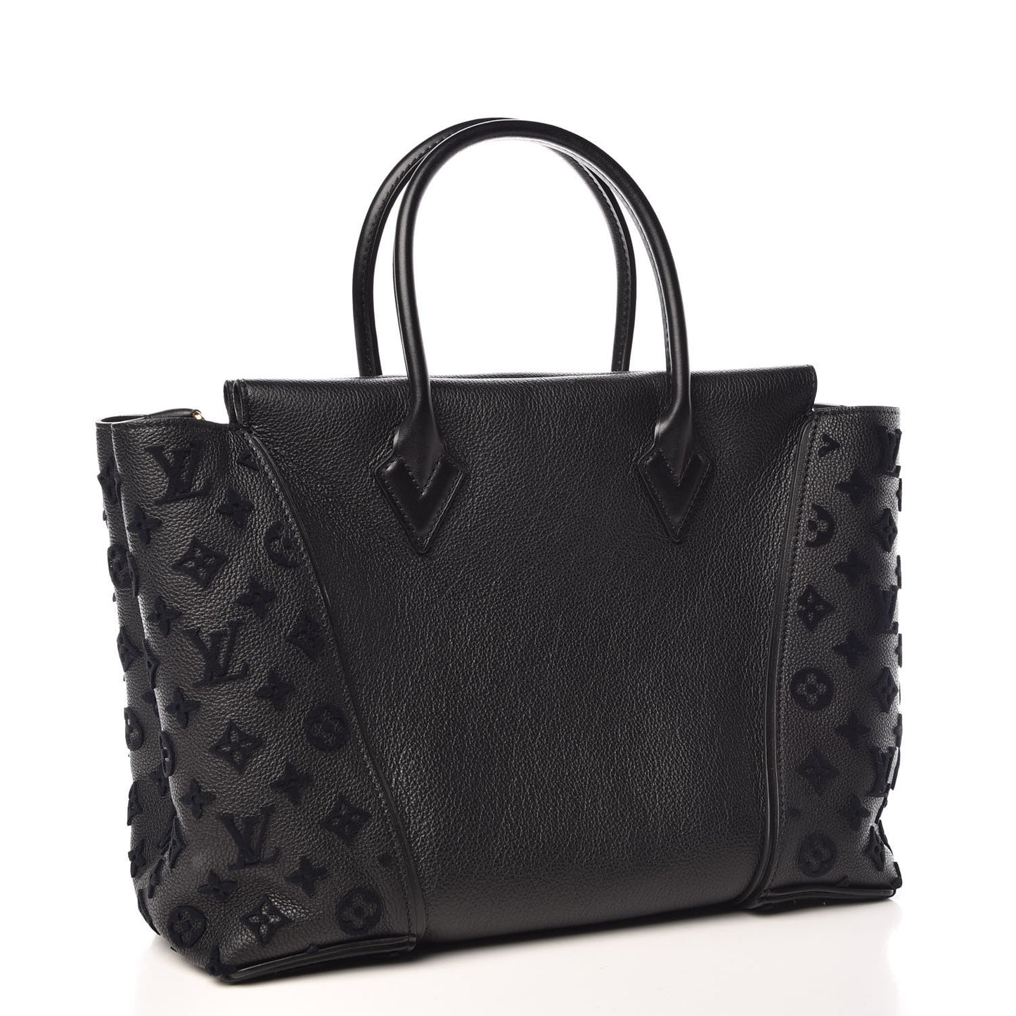 Veau Cachemire Tote W PM Black