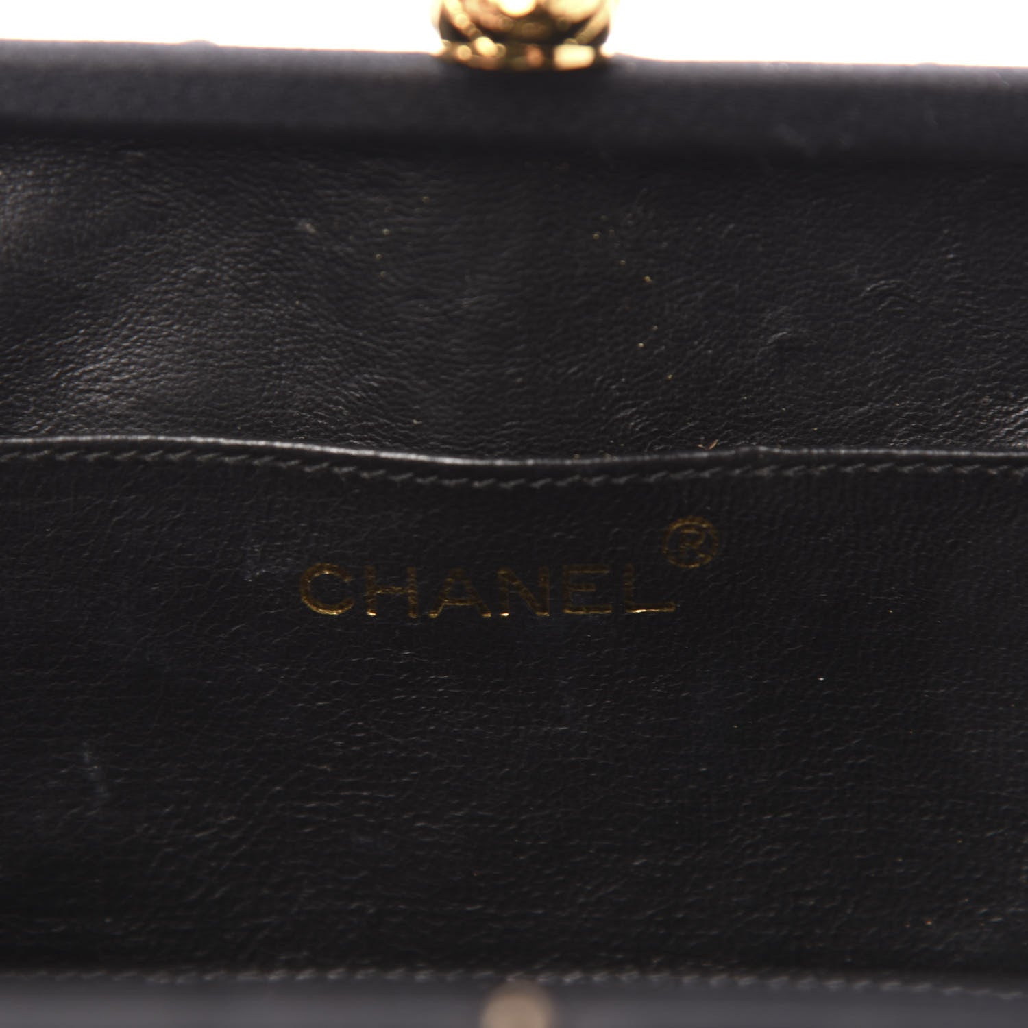 Chanel Satin Quilted Shoulder Bag Black 7 of 12