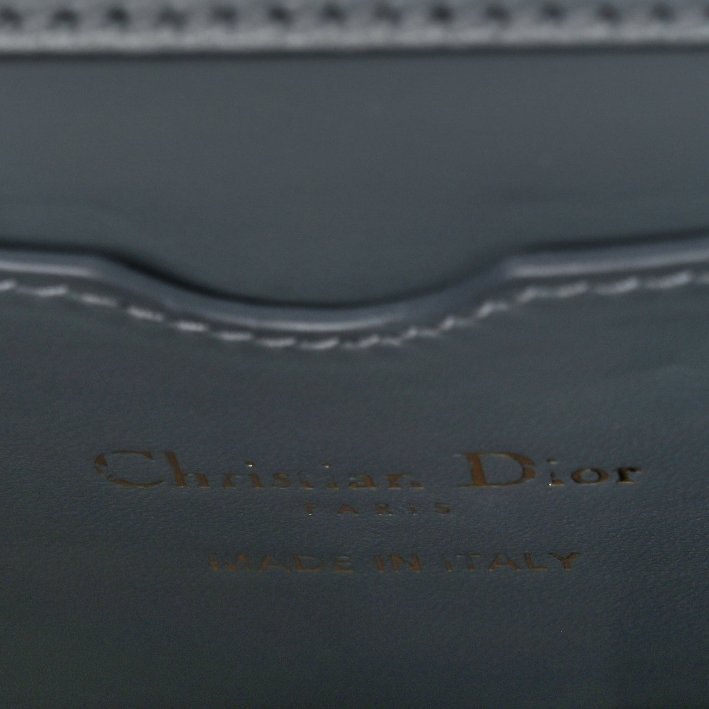 Smooth Calfskin Micro 30 Montaigne Flap Bag Blue Gray