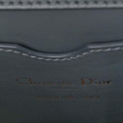 Christian Dior Smooth Calfskin Micro 30 Montaigne Flap Bag Blue Gray 5 of 12