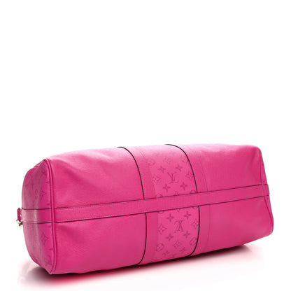 Louis Vuitton Taigarama Keepall Bandouliere 50 Fuchsia 3 of 11