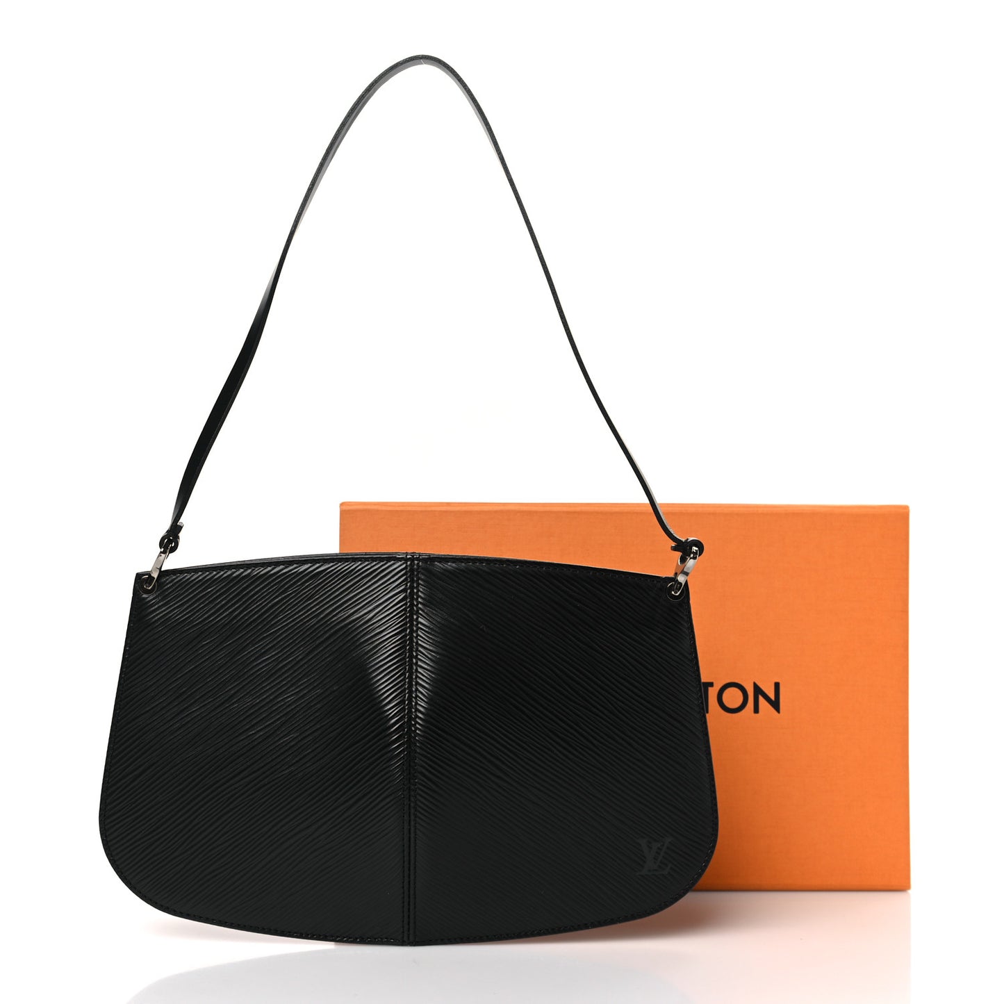 Epi Demi Lune Pochette Black