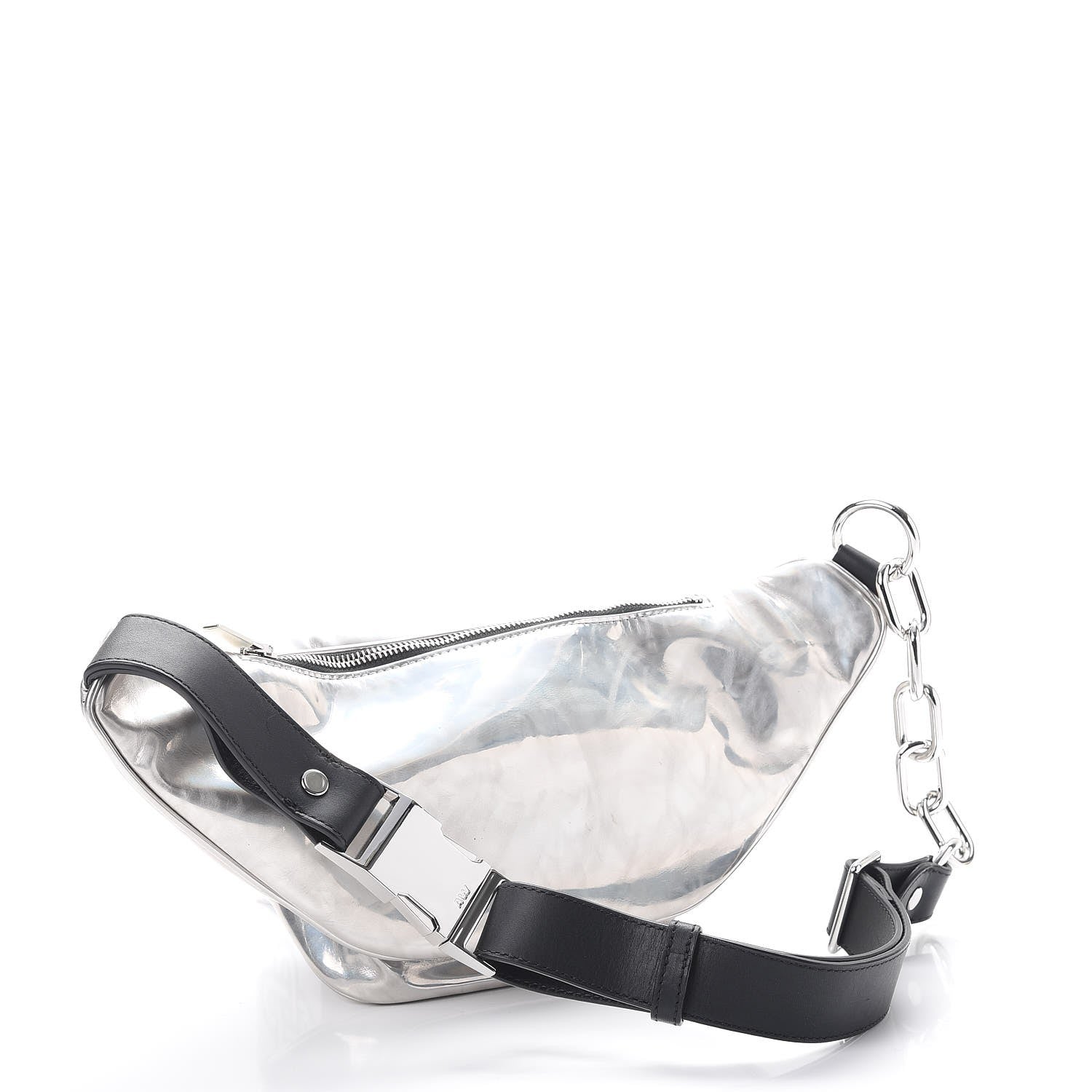 Alexander Wang Mirror Mini Attica Chain Fanny Pack Belt Bag Silver 4 of 10