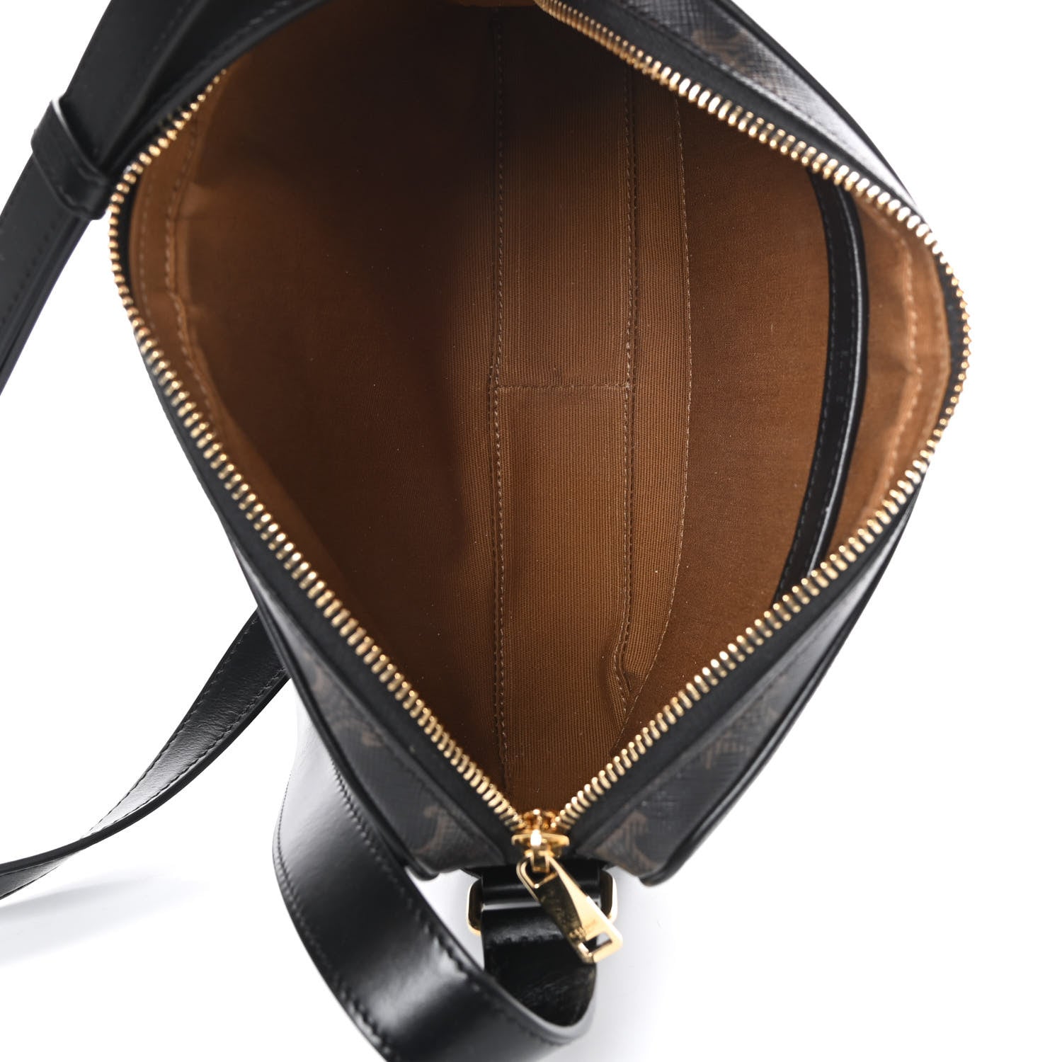 Celine Triomphe Canvas Medium Messenger Bag Black 5 of 10