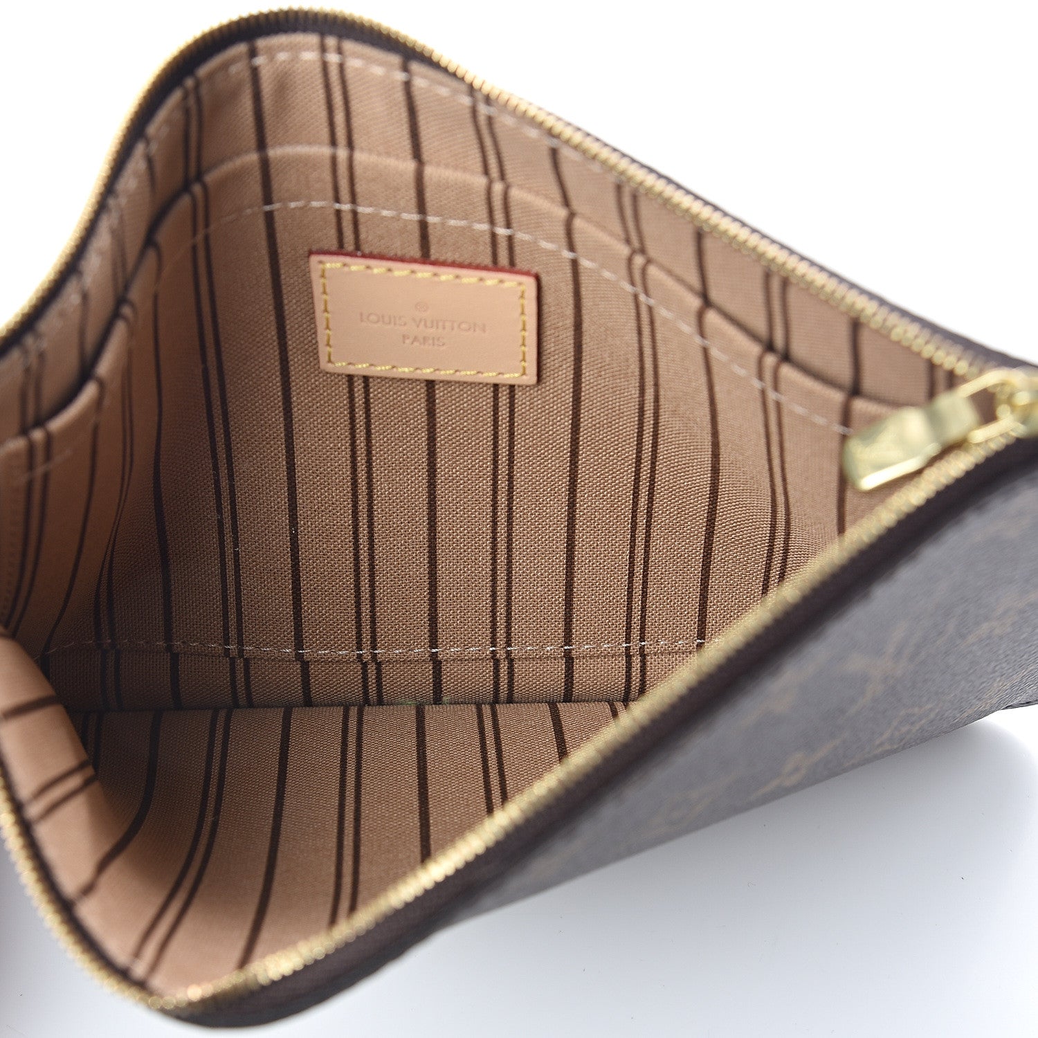 Louis Vuitton Monogram Neverfull MM GM Pochette 4 of 5
