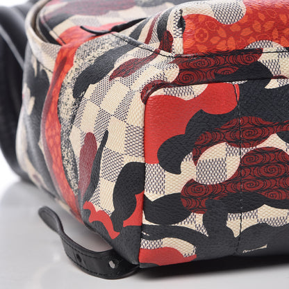 Louis Vuitton Damier Azur Patchwork Waves Palm Springs PM 8 of 9
